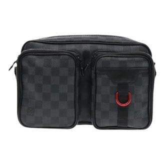 Louis Vuitton Pre-owned Utility business tas - Heren - Pre-owned - Grijs - Maat: ONE Size