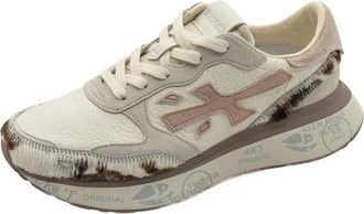 Premiata Lauryn Sneaker - Dames - Sneakers - Beige - 38 EU - Leer - Schoenen