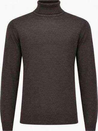 Gentiluomo Rollneck Trui | Donkerbruin