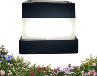OEM Farola De Exterior Con Poste - Bicolor - Impermeable - Energ&iacute;a Solar