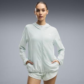 Puma Giacca in tessuto Run Velocity Printed da donna, Abbigliamento, Verde, 3XL