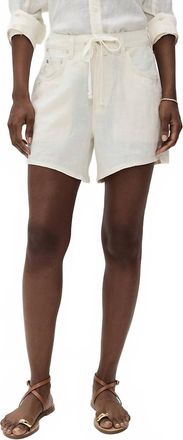 Citizens Of Humanity Brynn Linen Drawstring Short In Vanilla