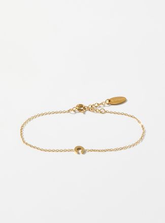 Simons Womens Alphabet character chain bracelet