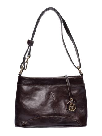 Luisa Vannini Bordeauxrood Rundleer Tas