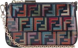 Fendi Multicolor Baguette Clutch