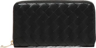 Bottega Veneta Intrecciato Zip Around Wallet