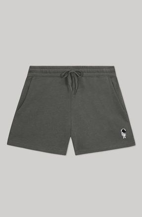 Dalix Womens Astronaut Midweight Washed Fleece Shorts in Shadow at Nordstrom, Size Xx-Large