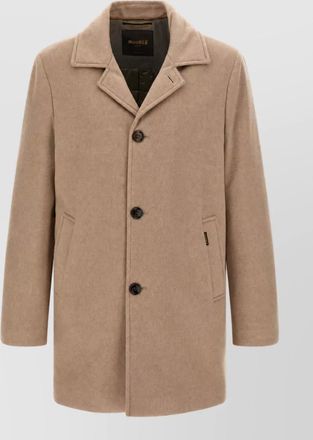 Moorer wool cashmere single-breasted coat