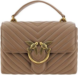 Pinko Brown Calf Leather Bos Taurus Womens Wallet