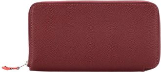 Herm&egrave;s Azap Zip Around Wallet Silkin Epsom Long (Authentic Pre-Loved)