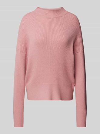 QS by s.Oliver Strickpullover mit Turtleneck in Rosa, Größe L
