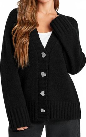 Splendid Hartley Cardigan In Black