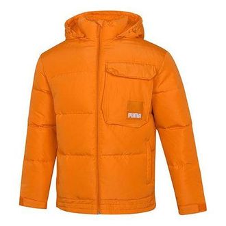 Puma Hoodie Loose Down Jacket Orange 532915-29