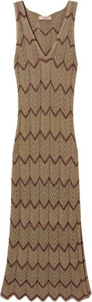 Twin-Set Abito in maglia - Marrone