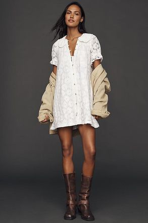 Pilcro The Keira Lace Mini Dress by Pilcro