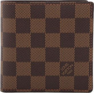 Louis Vuitton Portafoglio Marco Damier 2004 - Marrone