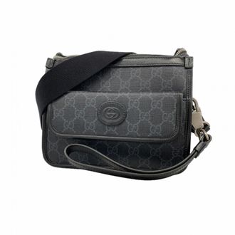 Gucci Black Pvc Shoulder Bag (Pre-Owned)