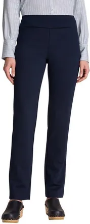 Nic+Zoe Copley Straight Leg Pants in Dark Indigo at Nordstrom, Size Xx-Large