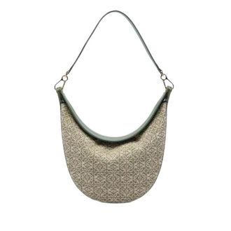 Loewe Pre-owned Luna Schoudertas - Dames - Vintage Schoudertas - Groen - ONE Size - Leer - Vintage