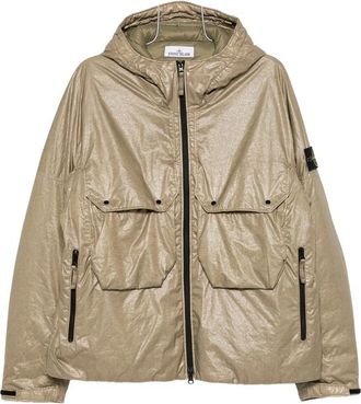 Stone Island Logo-patch Hooded Padded Jacket