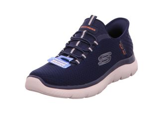 Skechers Mens Summits HIGH Range Sneaker, Navy Mesh/Trim, 6.5 UK