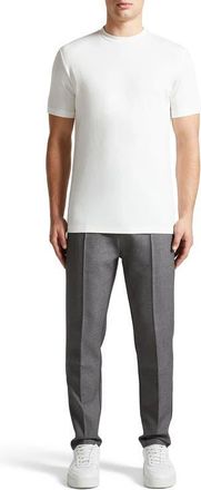 Mani&egrave;re De Voir Slim Fitted Luxe T-Shirt in White at Nordstrom, Size Xx-Large