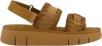 Mou Dames Bounce Sandal - Dames - Sandalen - Bruin - 39 EU - Schoenen