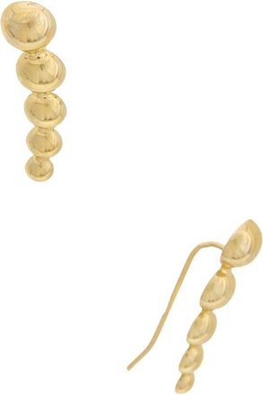 Italian Gold, Inc 10K Graduated Beads Climber Earrings