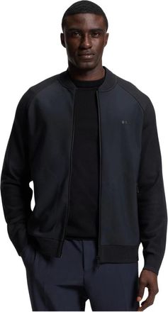 HUGO BOSS Jassen, Heren, Blauw, XL, Polyester, Regular Fit Vest