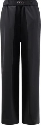 Loewe Wide Trousers - female - Loewe - Wide Trousers - Black - M - Trousers