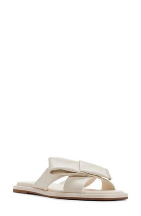 Ted Baker Spencer Slide Sandal in White/Bone at Nordstrom, Size 7.5