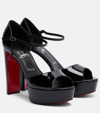 Christian Louboutin Sandalias con plataforma Sandaloo de charol