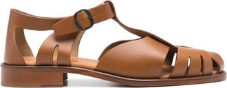 Hereu Pesca leather sandals - men - Calf Leather/Calf Leather/Calf Leather - 42 - Brown