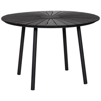 Wanderlust Deco Mesa De Aluminio Negra D109.5x72h Cm