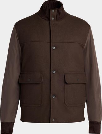 Moncler Men & apos;s Urvalis Hybrid Down Blouson Jacket