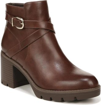 Naturalizer Madalynn Boots Womens Cinnamon Faux Leather Ankle Booties Lion918