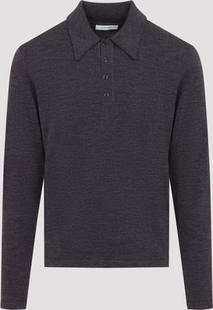 Christophe Lemaire L/S Maglione polo lavorato a maglia