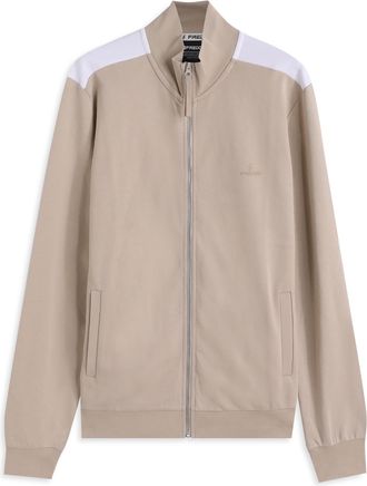 Freddy Felpa uomo con collo alto e inserti a contrasto