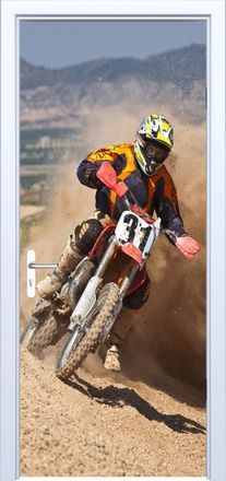 OEM Pegatina De Tela Para Puerta Motocross 752pd