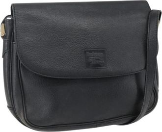 Burberry Pre-owned Cross Body Bags, female, Black, Size: ONE SIZE Pre-owned Vintage Shoulder Bag