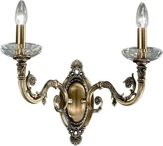 Kolarz Kolarz Contarini Vela Aplique 2 Luces Lat&oacute;n Envejecido