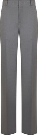 Moschino Broeken, Dames, Grijs, S, Wol, Lange broek