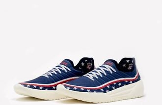 Psudo Mens Racer Sneakers In Americana