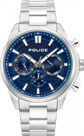 Police PEWJK0021004 Mens Rangy Watch - Silver - One Size