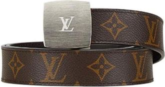 Louis Vuitton Pre-owned Belts, female, Brown, Size: ONE SIZE Pre-owned Canvas Belt