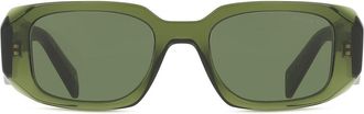 Prada PR 17WS 19Z1I0 Womens Sunglasses Green Size 49