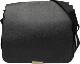 Louis Vuitton Pre-owned Viktor Crossbody - Dames - Vintage Schoudertas - Zwart - ONE Size - Leer - Vintage