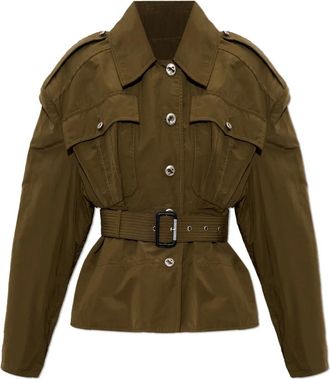 Alexander McQueen Mujer, Abrigos, Verde, Talla: S
