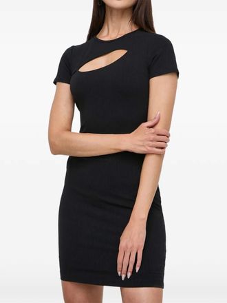 Guess Co Abito corto con dettaglio cut-out - Nero