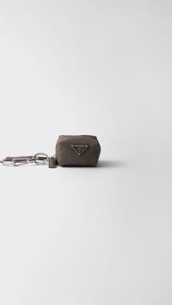 Prada Leather keychain charm